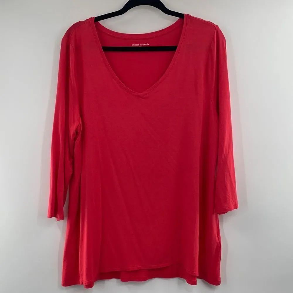 3For$20 Amazon Essentials Dark Pink Long sleeve Knit Soft Material